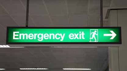 Emergency exit Emergency exit